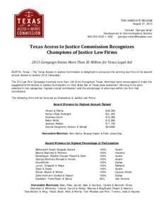 Texas Access to Justice Commission