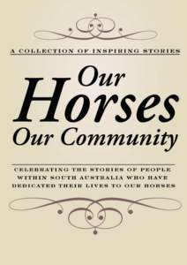 Page 1  Contents Our Community Our Horses	 3 Welcome	3