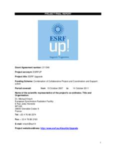 Microsoft Word - ESRFUP_FR_pubsummary.doc