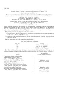 G.N[removed]Roads (Works, Use and Compensation) Ordinance (Chapter 370) as applied by section 26 of the Water Pollution Control (Sewerage) Regulation (Chapter 358 Subsidiary Legislation) PART OF PWP ITEM NO. 4160DS— TUEN