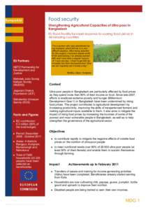 --->  EuropeAid Food security Strengthening Agricultural Capacities of Ultra poor in