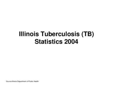 Microsoft PowerPoint - TB Statistics for Executive summary 2004_1.ppt