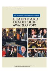 April 16, 2012  Advertising Supplement The Los Angeles Business Journal presents