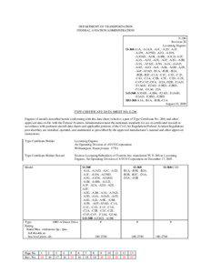 DEPARTMENT OF TRANSPORTATION FEDERAL AVIATION ADMINISTRATION E-286