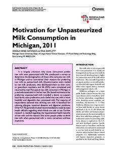 Food Protection Trends, Vol. 32, No. 3, Pages 124–128  Copyright© 2012, International Association for Food Protection