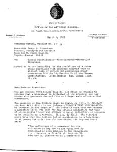 [removed] | [removed] | Kansas Attorney General Opinion | Robert T. Stephan