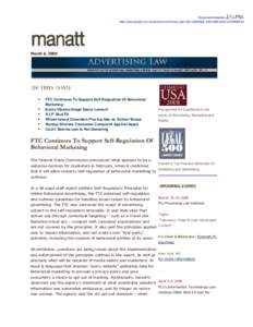Document hosted at http://www.jdsupra.com/post/documentViewer.aspx?fid=1a6564a8-7e83-48f8-a0d4-e24f3f66bc63 March 6, 6, [removed]