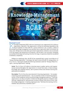 A Knowledge-Management Proposal for the RCAF