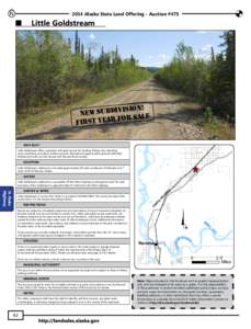 N[removed]Alaska State Land Offering - Auction #475 