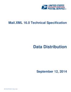 Mail.XML 16.0 Technical Specification  Data Distribution September 12, 2014