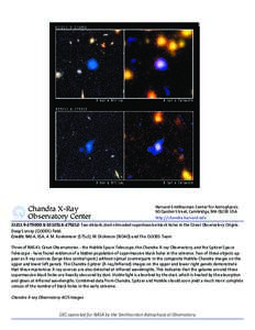 Chandra X-Ray Observatory Center Harvard-Smithsonian Center for Astrophysics 60 Garden Street, Cambridge, MA[removed]USA http://chandra.harvard.edu