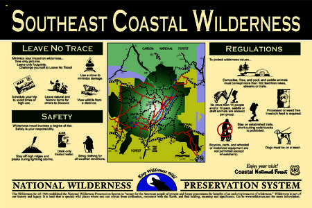 Sample Sign Design for Southeast Wildernesses