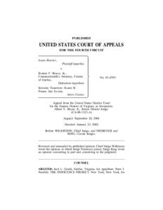 PUBLISHED  UNITED STATES COURT OF APPEALS FOR THE FOURTH CIRCUIT  