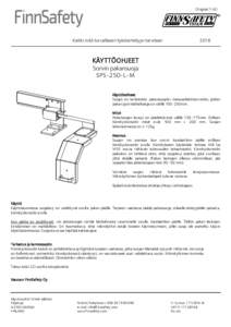 OriginalKaikki mitä turvalliseen työskentelyyn tarvitaan 2016