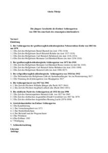 Gisela Thietje  Die jüngere Geschichte des Eutiner Schlossgartens von 1803 bis zum Ende des zwanzigsten Jahrhunderts Vorwort Einleitung