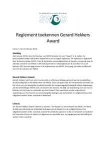 Microsoft Wordrev 3 _Reglement toekennen Gerard Hekkers Award