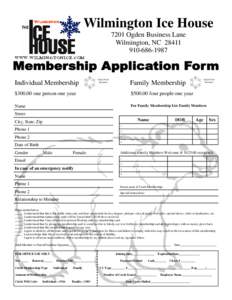 Membership Application Form (Read-Only)