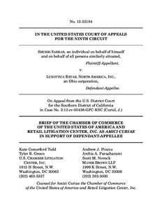 No[removed]IN THE UNITED STATES COURT OF APPEALS FOR THE NINTH CIRCUIT SHUKRI SAKKAB, an individual on behalf of himself and on behalf of all persons similarly situated, Plaintiff-Appellant,