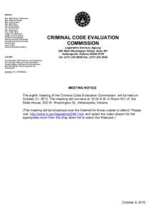 NT[removed]Criminal Code Evaluation Commission