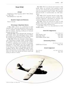 CHAPTER 3  First VP-62 Lineage Established as Patrol Squadron SIXTY TWO (VP-62) on 1 May 1942.