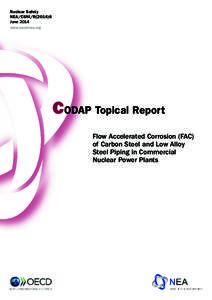 Nuclear Safety NEA/CSNI/RJune 2014 www.oecd-nea.org  cODAP Topical Report