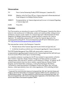 Economics / Development / International economics / Multilateral development banks / International development / Reducing Emissions from Deforestation and Forest Degradation / Inter-American Development Bank / United Nations Development Programme / World Bank Group / United Nations / United Nations Development Group / Carbon finance