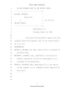 Sentence / Presentence investigation report / John Roberts / Rita v. United States / Kimbrough v. United States / Supreme Court of the United States / United States criminal procedure / Criminal procedure