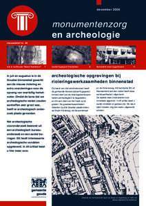 decembermonumentenzorg en archeologie nieuwsbrief nr. 28