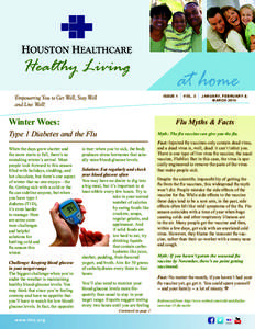 Healthy Living  ISSUE 1 Empowering You to Get Well, Stay Well and Live Well!