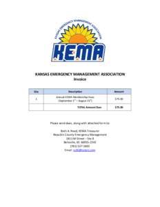 Microsoft Word - KEMA Membership Due Invoice