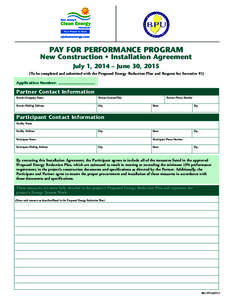 14-T1-645 P4P NC Installation Agreement.indd