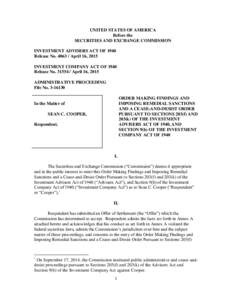 Financial services / 76th United States Congress / Private equity / Hedge fund / Investment Advisers Act / Collective investment scheme / Management fee / U.S. Securities and Exchange Commission / Financial adviser / Financial economics / Investment / Finance