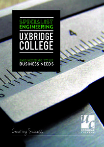 Welcome to Uxbridge College Building Services – Electrical Installation, Plumbing & Security Electrical and Electronics Mechanical and Manufacturing