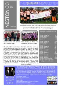 NESTON CC  THE SHRIMP NEWSLETTER MAY 2014