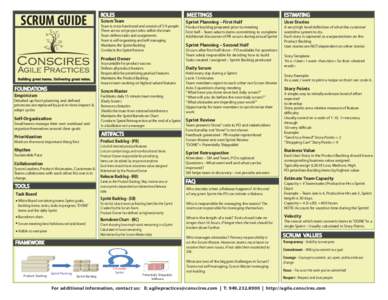 Software / Agile software development / Agile / Management / Scrum / Software development process / INVEST / Software development / Business / Project management