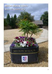 Milton Malsor News Issue 42 Autumn[removed]  Milton Malsor Parish Council