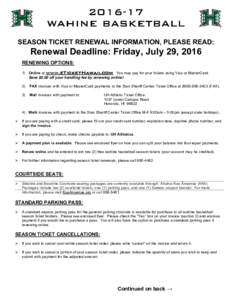 Microsoft Word - WB16 Season Renewal Information