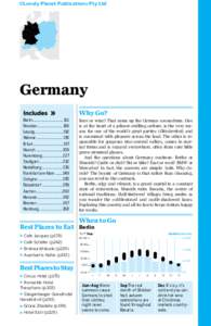 ©Lonely Planet Publications Pty Ltd  Germany Berlin............................... 161 Dresden.......................... 186 Leipzig.............................192