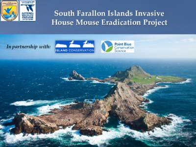 South Farallon Islands Invasive House Mouse Eradication Project In partnership with: Location of the South Farallon Islands, California