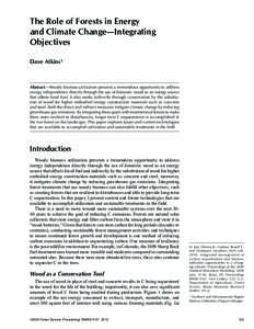 Integrated management of carbon sequestration and biomass utilization opportunities in a changing climate: Proceedings of the 2009 National Silviculture Workshop; 2009 June 15-18; Boise, ID