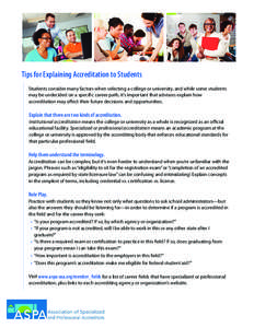 Higher education accreditation / Commission on Accreditation for Law Enforcement Agencies / Evaluation / Accreditation / Quality assurance