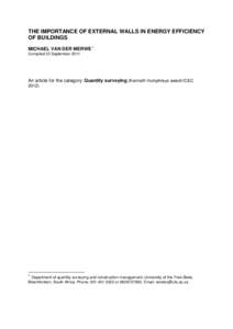 Building engineering / Sustainability / Heating /  ventilating /  and air conditioning / Heat transfer / Low-energy building / Energy conservation / Passive solar building design / Thermal mass / Green building / Architecture / Sustainable building / Construction