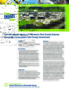 Industrial Technologies Program  Case Study Terra Nitrogen plant in Verdigris, Oklahoma.