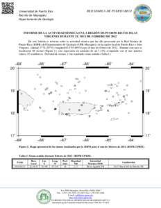 RED SISMICA DE PUERTO RICO  Universidad de Puerto Rico Recinto de Mayagüez Departamento de Geología