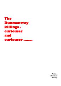 The Dunmanway killings curiouser and curiouser ……..