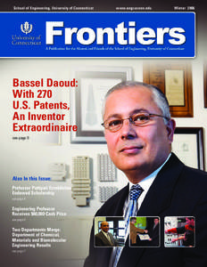 School of Engineering, University of Connecticut  Bassel Daoud: With 270 U.S. Patents, An Inventor