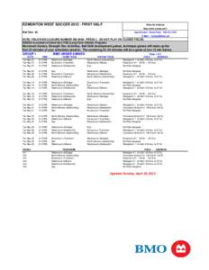 2013 Schedules First Round U8.xlsx