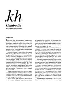 Information and communication technologies for development / Information technology / Cambodia / National Telecommunications and Information Administration / Southeast Asia / Outline of Cambodia / Ministry of Communications and Information Technology / Technology / Communication / Development