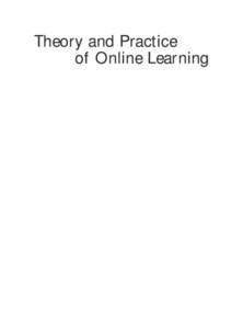 Theory and Practice of Online Learning VIEWING OPTIONS  View as a single page