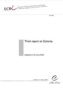 Estonia third report - cri06-1